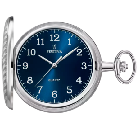 Orologio Uomo da Tasca Acciaio e Blu F2021/2