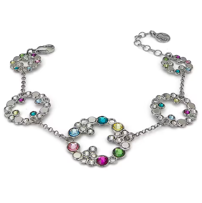 Bracciale Magic Circle con Cristalli Colorati XBR970