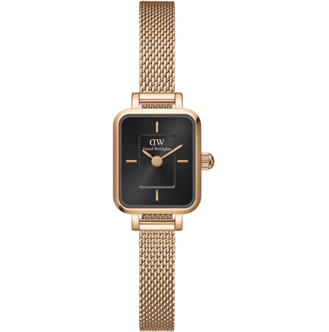 Reloj Square Mini Mujer Rosa y Negro DW00100647