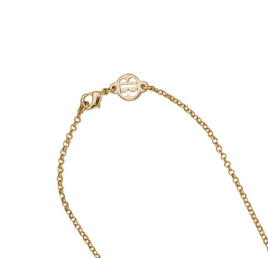 Collana Dorata con Cerchi Torchon Bicolor XGR690D
