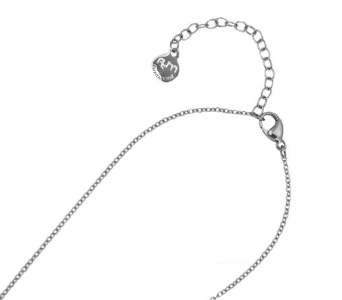 Collana con Cristallo a Cuore Ametista AG/GR21