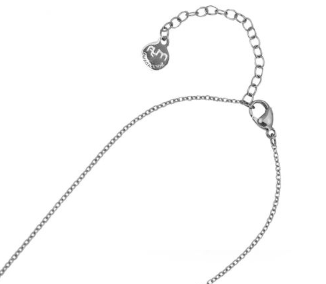 Collana con Cristallo a Cuore Topazio AG/GR26