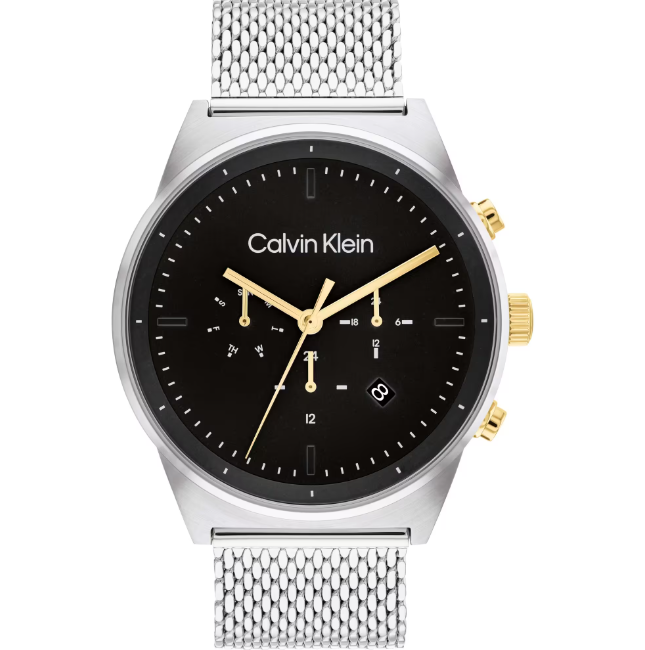 Reloj Timeless para hombre en acero y negro 25200296