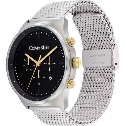 Reloj Timeless para hombre en acero y negro 25200296