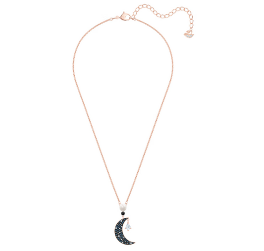 Collana Rosata Symbolic Luna e Stella 5489534