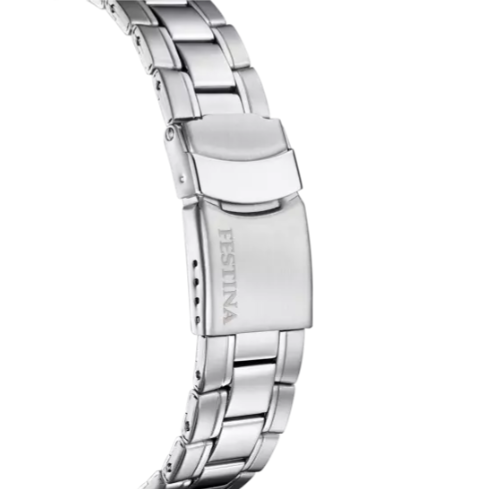 Orologio Uomo Multifunction Acciaio, Azzurro e Nero F20666/2