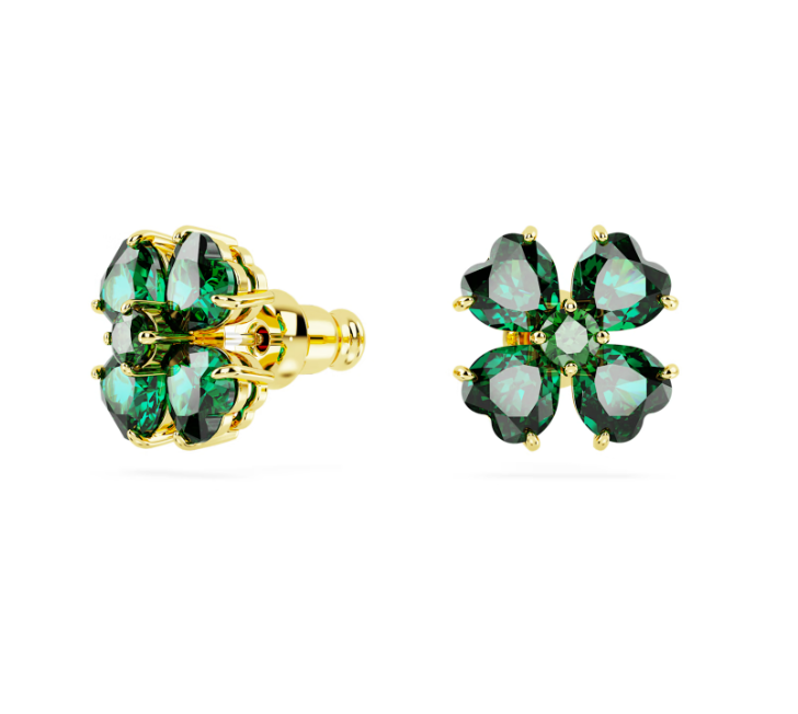 Orecchini a Lobo Idyllia Quadrifoglio Verde 5666236