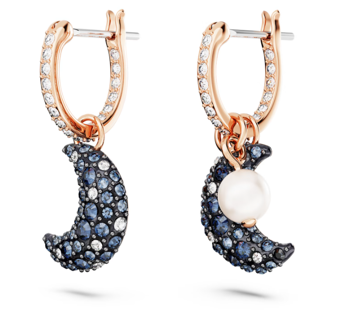 Orecchini Pendenti Luna Blu 5671569