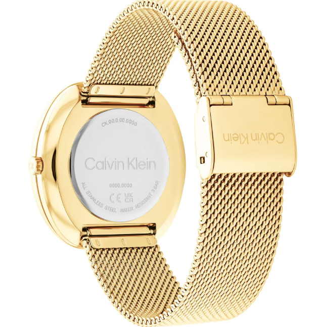 Orologio Donna Sculptural Dorato e Bianco 25200246