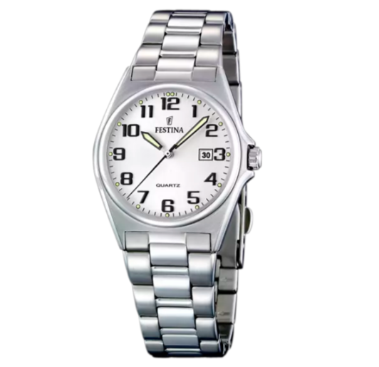 Orologio Donna Classics in Acciaio, Bianco e Nero F16375/9