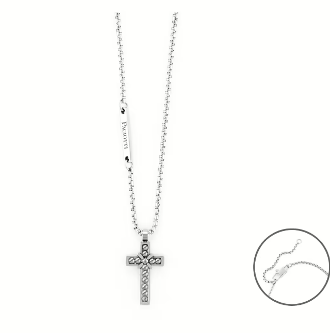 Collana Uomo 4US con Croce in Acciaio 4UCL6128
