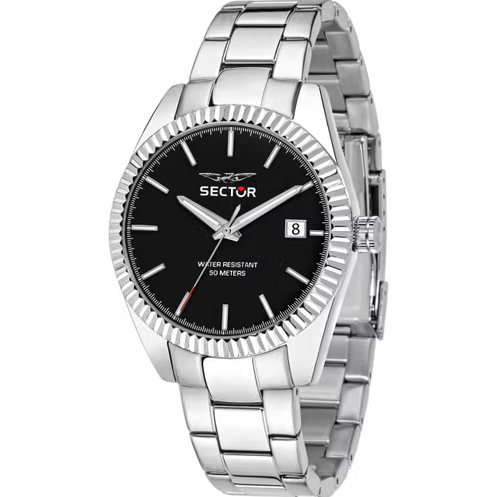Orologio Uomo 240 Acciaio e Nero R3253240011