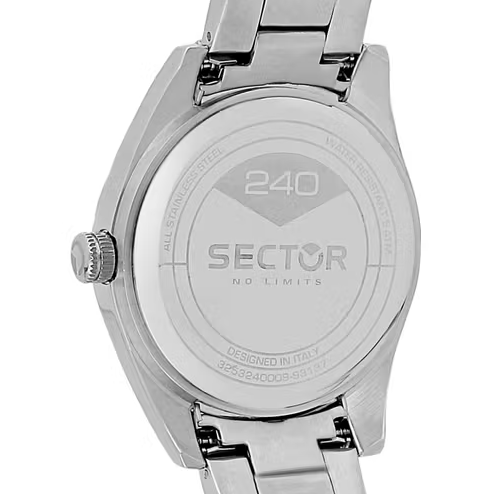 Orologio Uomo 240 Acciaio e Nero R3253240011