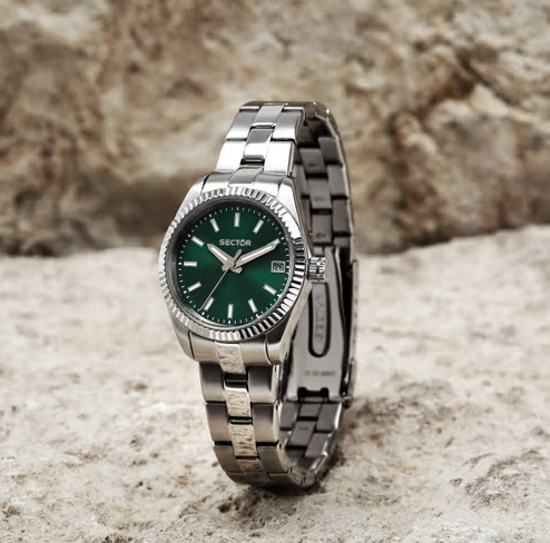 Orologio Donna 240 Acciaio e Verde R3253240508
