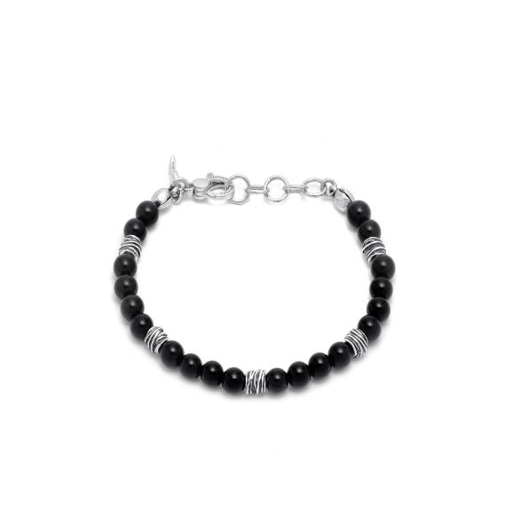 Bracciale Uomo Tango Onice e Fili 11653