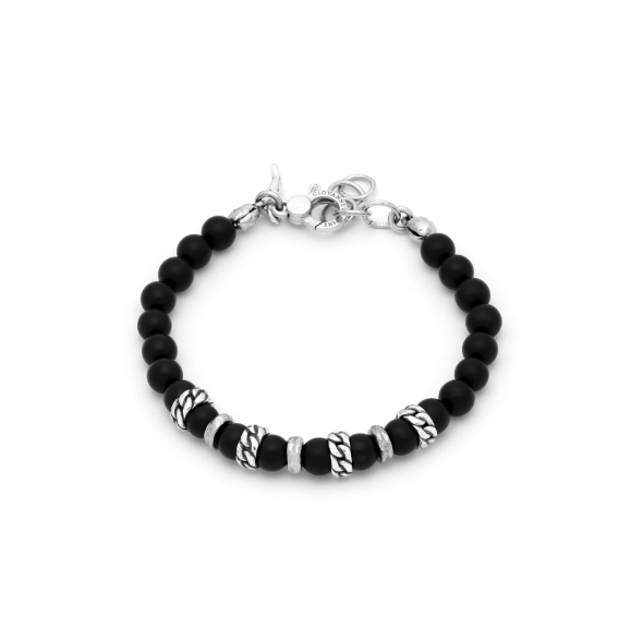 Bracciale Uomo Tango Grafite e Treccia 11857