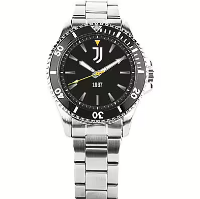 Orologio Uomo Juventus in Acciaio e Nero P-J7476UNN