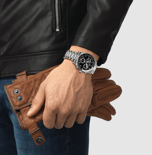 Orologio Uomo Pr516 Chronograph Acciaio, Bianco e Nero T1494171105100