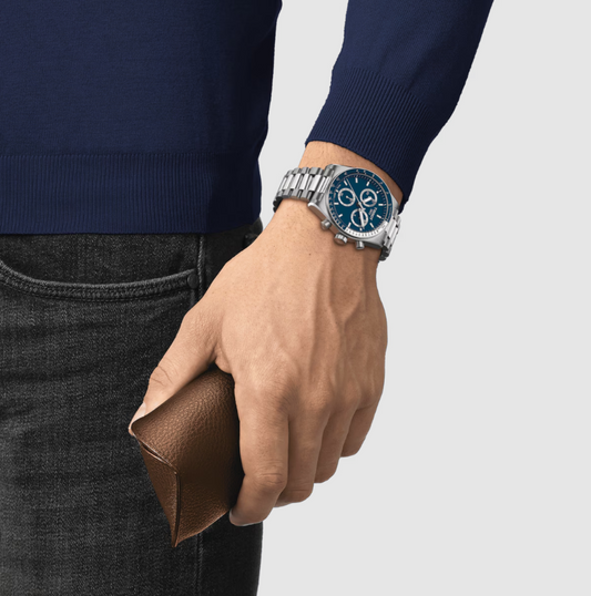 Orologio Uomo Pr516 Chronograph Acciaio e Blu T1494171104100
