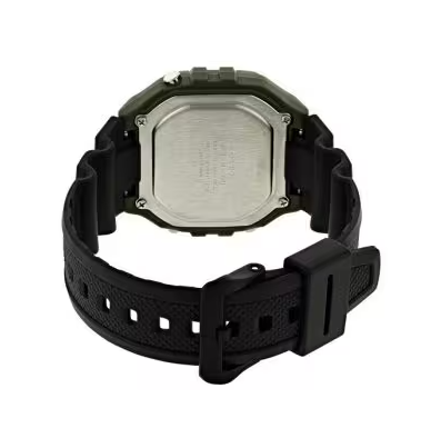 Orologio Uomo Nero e Verde W-218H-3AVEF