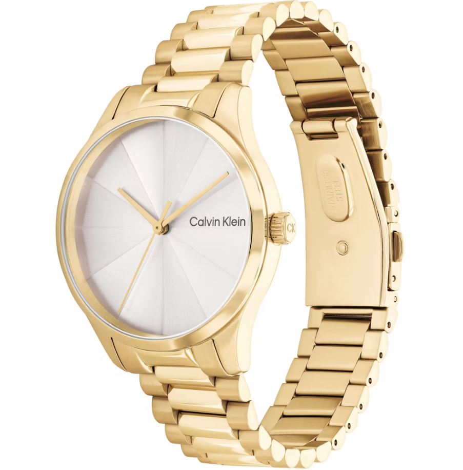 Orologio Iconic Dorato e Bianco 25200232