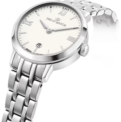Orologio Donna Audrey Acciaio e Bianco R8253150514