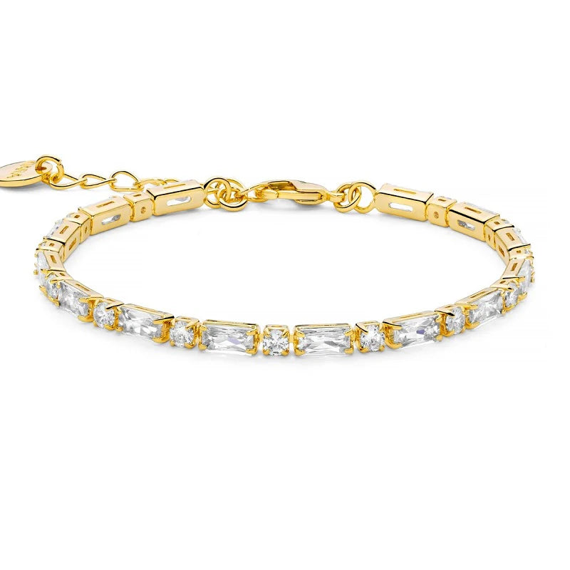 Bracciale Basik Dorato con Zirconi Bianchi KBRD1863G