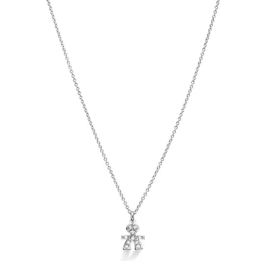 Collana Le Briciole Bimbo con Diamanti LBB335