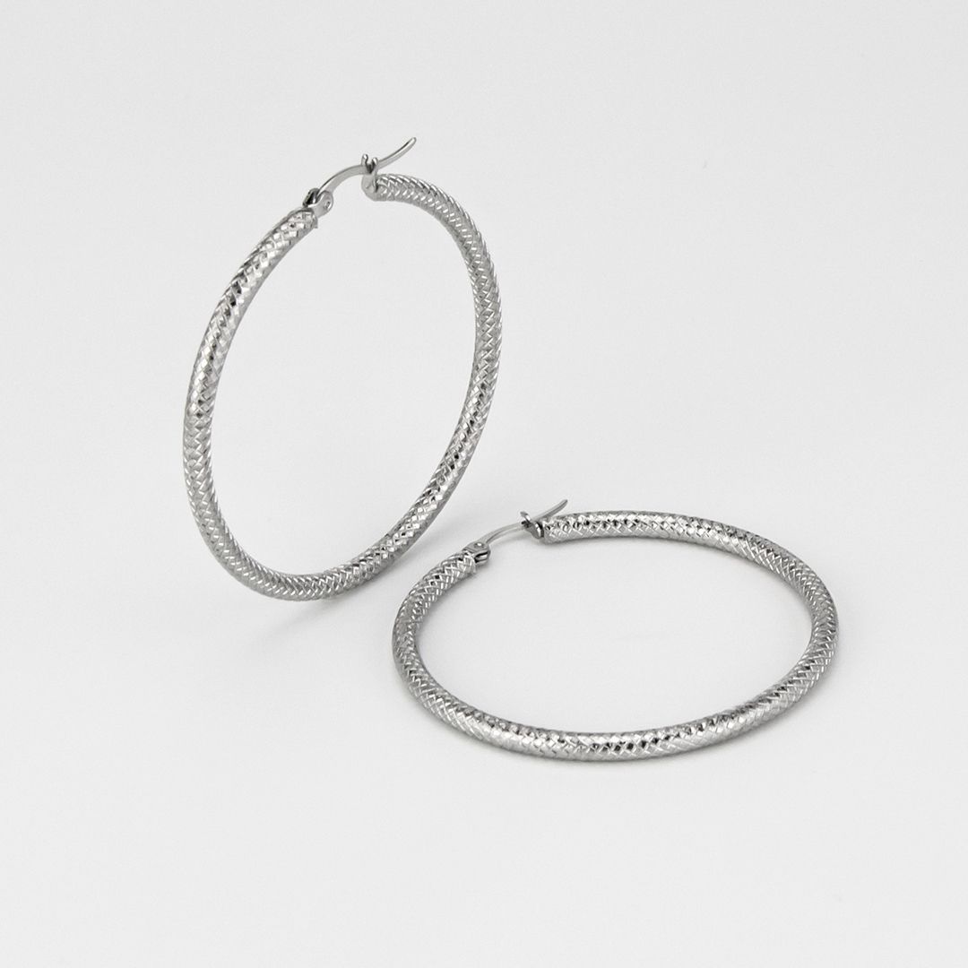 Orecchini Creole Diamantate Large LK/OR31