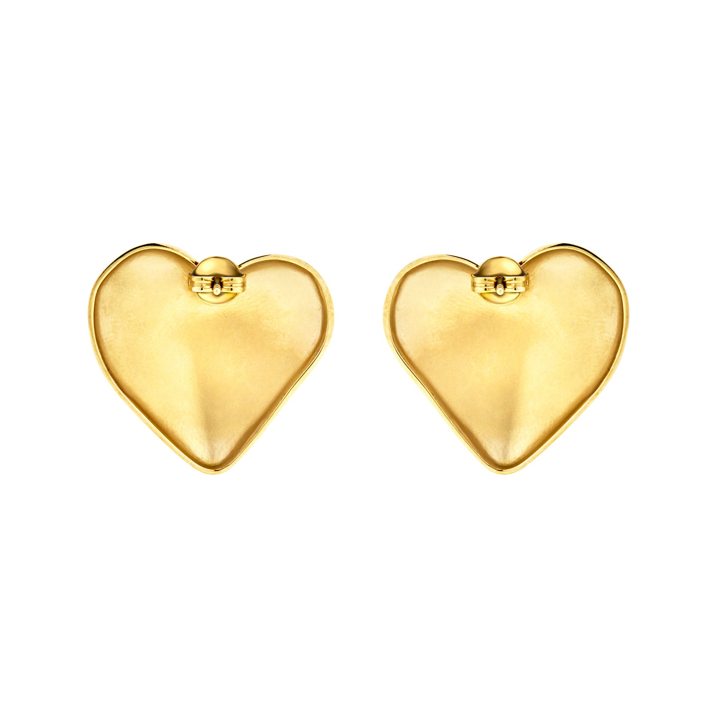 Orecchini Big Heart Dorati TJ3692