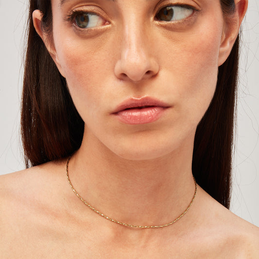 Collana Big Heart Dorata TJ3714