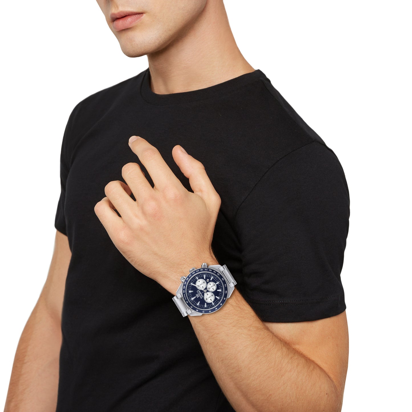 Orologio Uomo Cruiser Acciaio e Blu TW1925