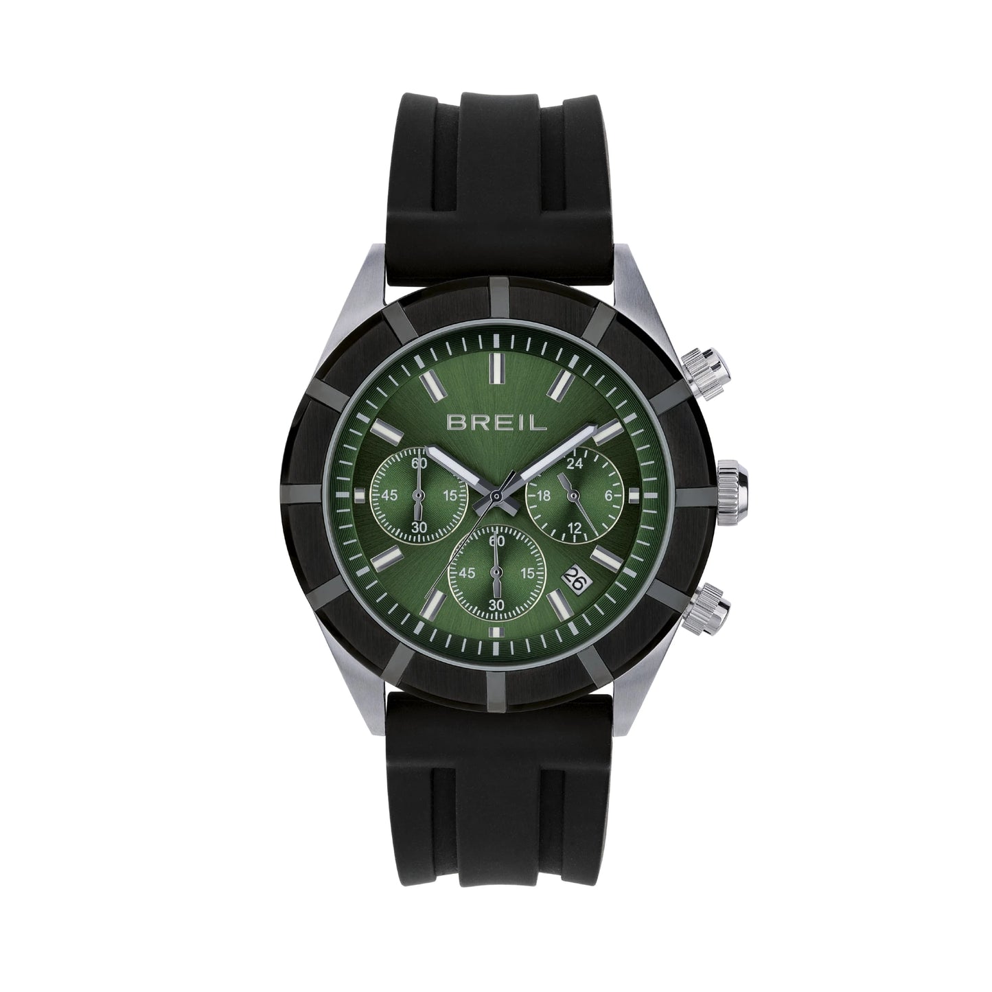 Orologio Uomo B 12 H Nero e Verde TW2024