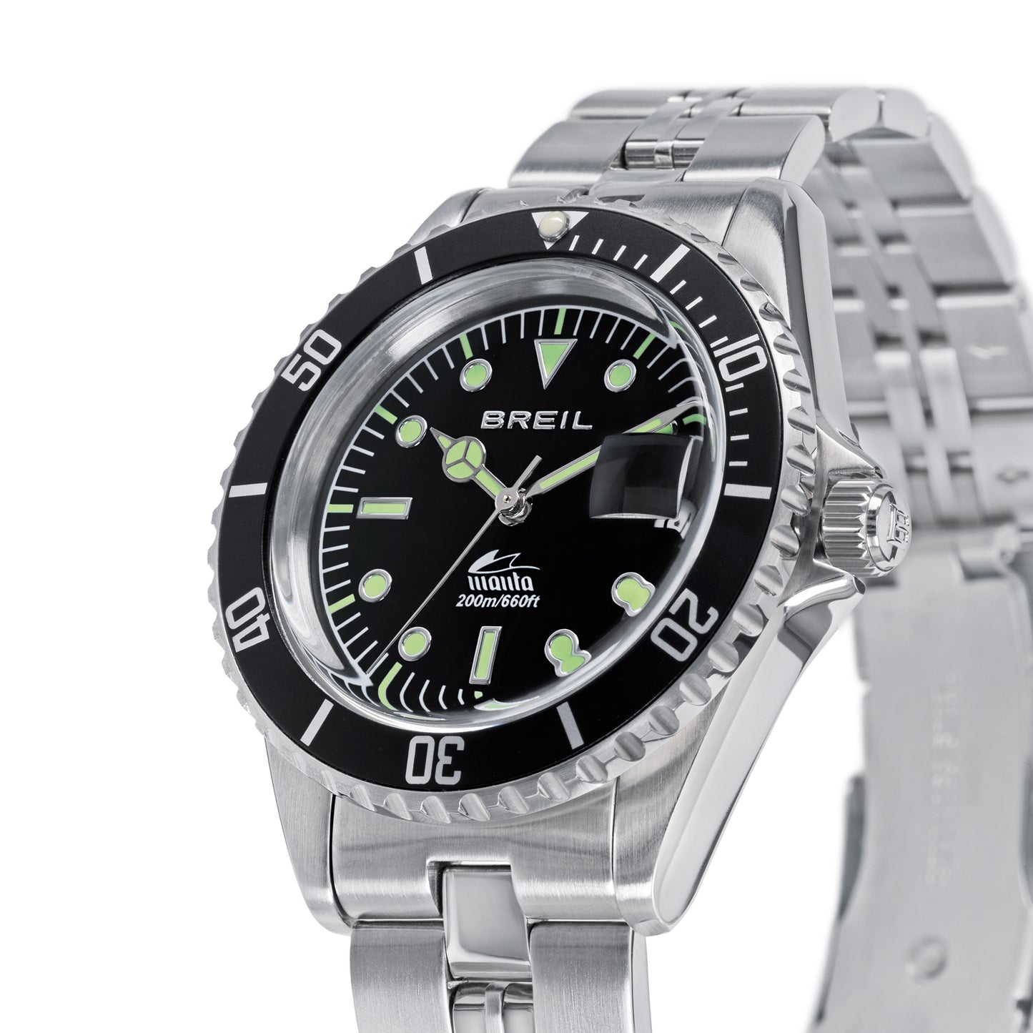 Orologio Uomo Manta Heritage Acciaio e Nero TW2088