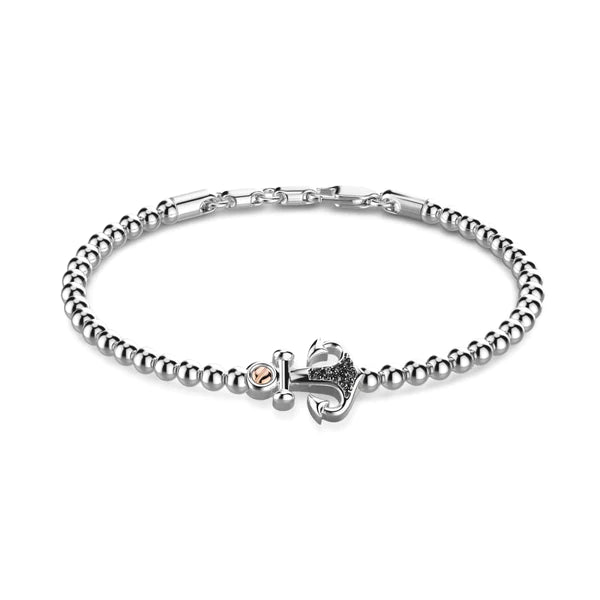 Bracciale Uomo Sfere con Ancora ESB202