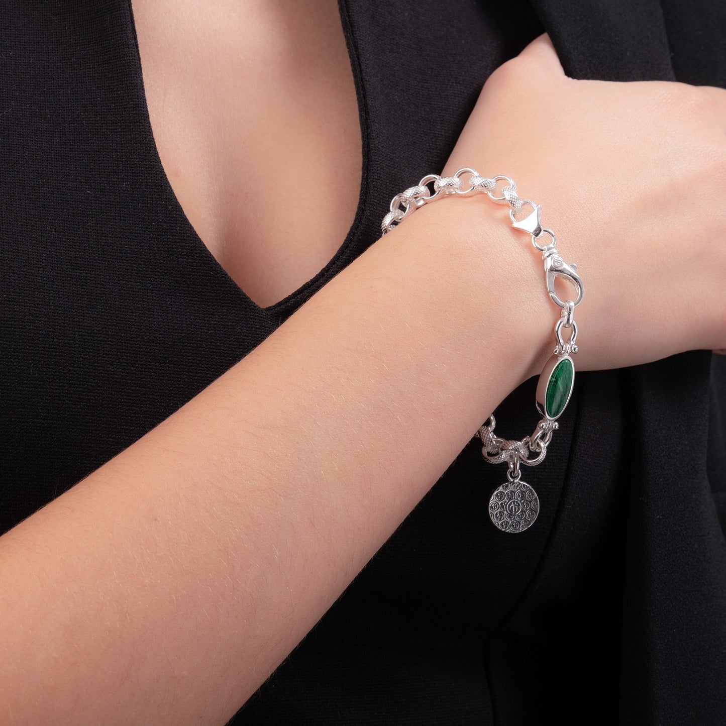Bracciale a Catena con Elemento Double Face 50226