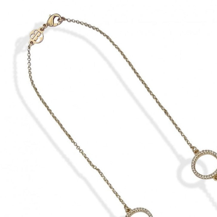 Collana Sharada con Cristalli Verde Tormalina e Crisolite XGR654D