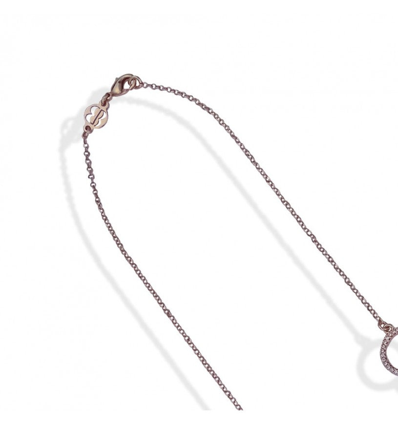 Collana Sharada Rosato con Cristalli XGR654RS