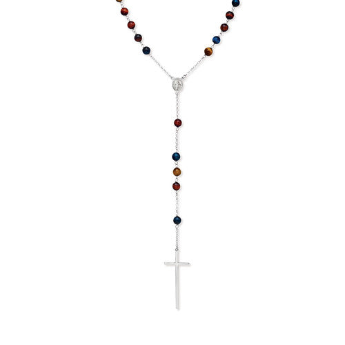 Collana Rosario Occhio di Tigre CROBOT60