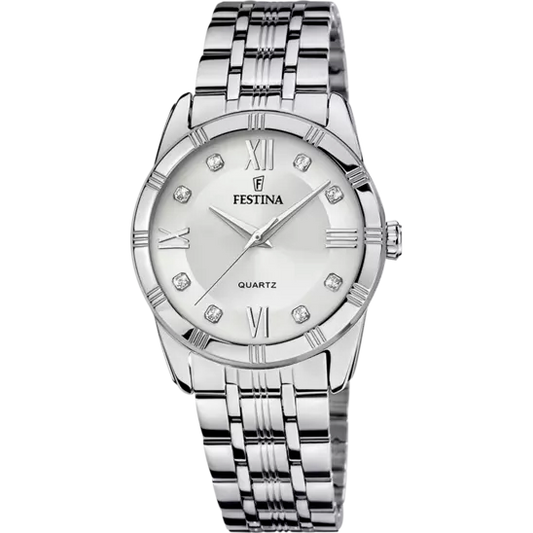 Orologio Donna Mademoiselle in Acciaio e Grigio F16940/A