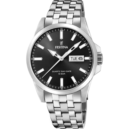 Orologio Uomo Classics in Acciaio e Nero F20357/4