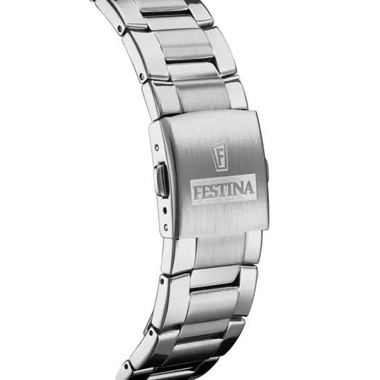 Orologio Uomo Timeless Chronograph Acciaio e Blu F20463/2