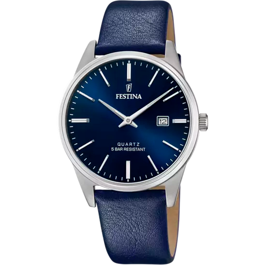 Orologio Uomo Classics in Acciaio e Blu Scuro F20512/3