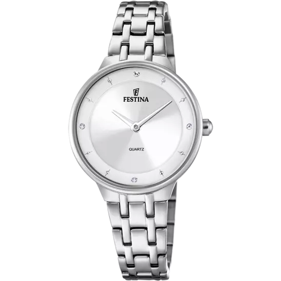 Orologio Donna Acciaio e Bianco F20600/1