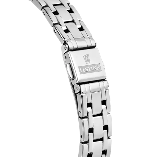 Orologio Donna Acciaio e Bianco F20600/1