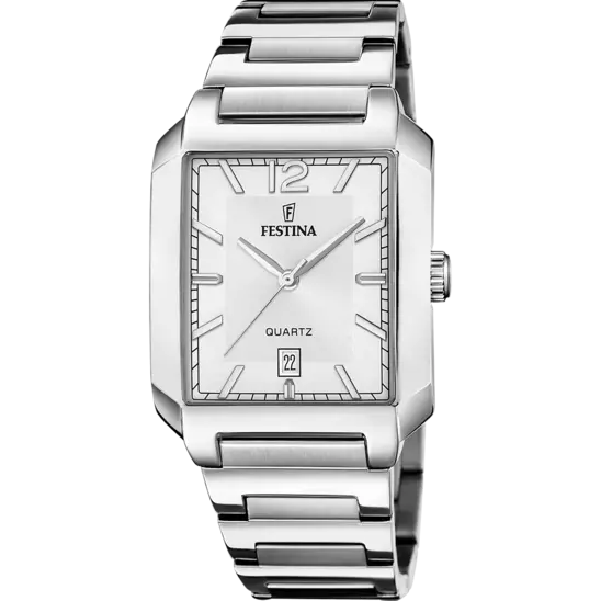 Orologio Uomo Acciaio e Bianco F20677/2
