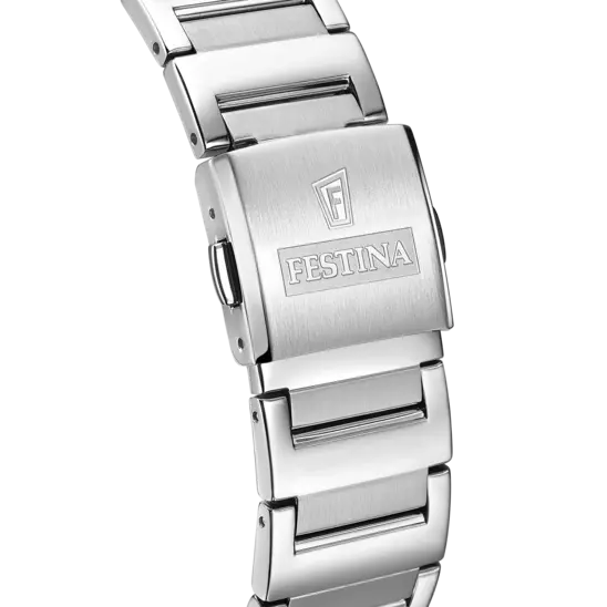 Orologio Uomo Acciaio e Bianco F20677/2