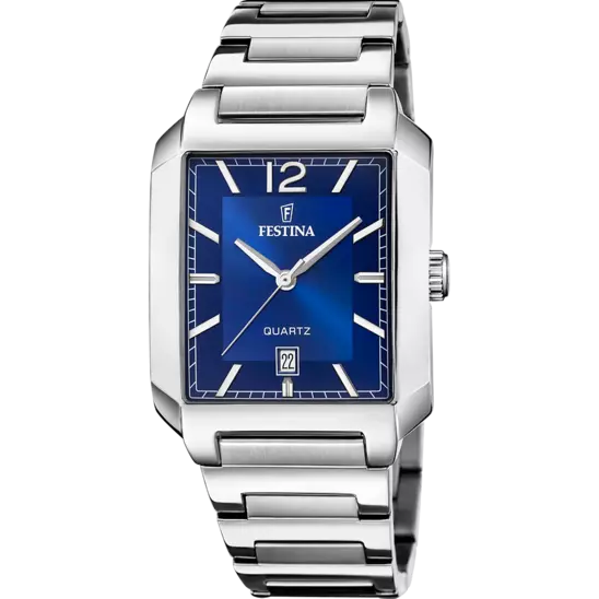 Orologio Uomo Acciaio e Blu F20677/3