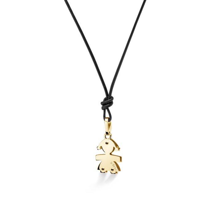 Colgante I Diamantini Bimba de Oro amarillo y Diamantes LBB062