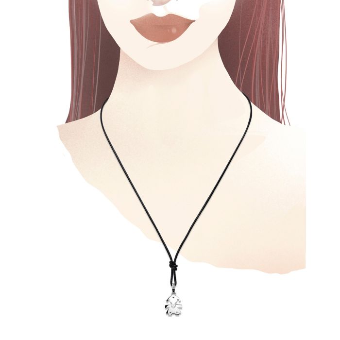 Colgante I Diamantini Bimba de Oro blanco y Diamantes LBB063